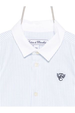 camicia in cotone azzurro TARTINE ET CHOCOLAT KIDS | CB1201141